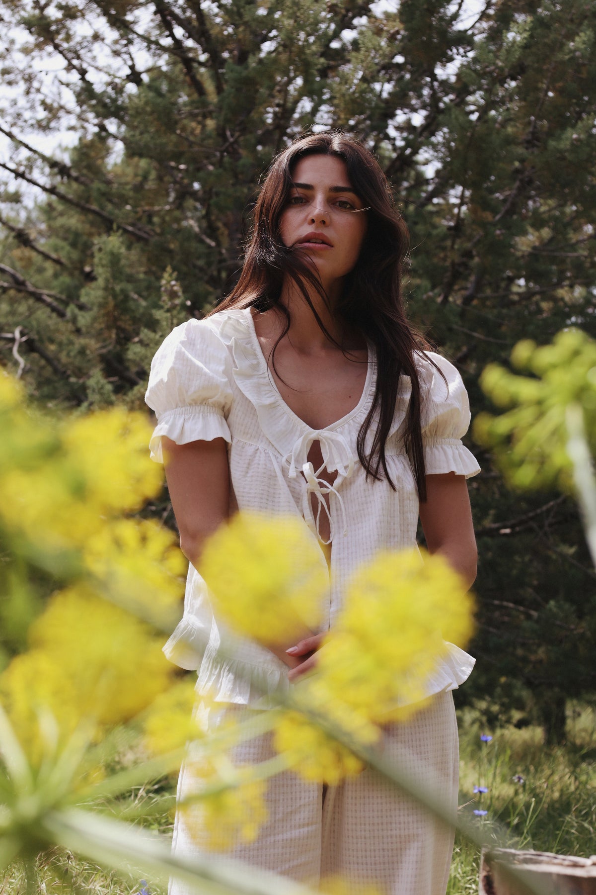 Blusa white vichy - COMMING SOON